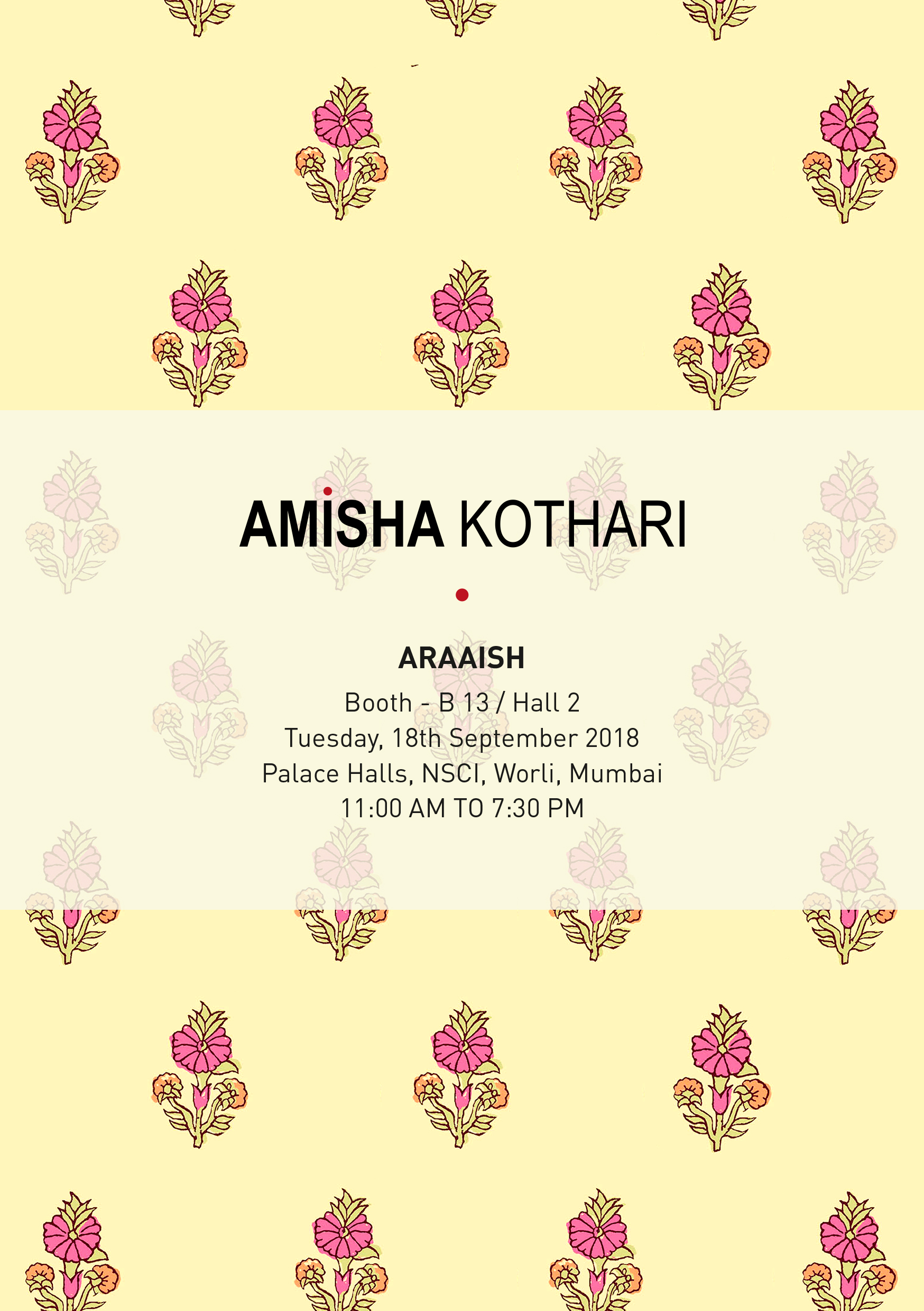 amisha kothari label exhibition