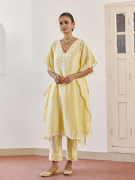 amisha-kothari-label-zainab-kaftan-set-yellow-1