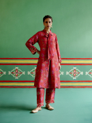 amisha-kothari-label-festive-2024-rangraag-tara-tunic-set-red-1