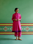 amisha-kothari-label-festive-2024-rangraag-shyamali-tunic-set-hot-pink-2