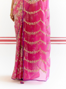 amisha-kothari-label-kikli-sarees-indra-hot-pink-5