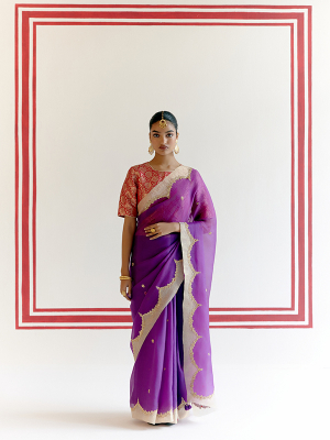 amisha-kothari-label-kikli-sarees-iindrani-red-1