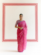 amisha-kothari-label-kikli-sarees-varuna-hot-pink-1