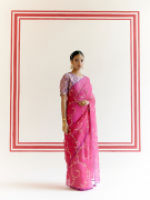 amisha-kothari-label-kikli-sarees-varuna-hot-pink-2