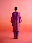 amisha-kothari-label-festive-2025-leheriya-tunic-set-hot-pink-purple-4