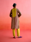 amisha-kothari-label-festive-2025-leheriya-tunic-set-purple-lime-green-4