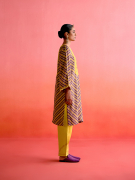 amisha-kothari-label-festive-2025-leheriya-tunic-set-purple-lime-green-3