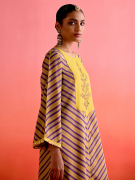 amisha-kothari-label-festive-2025-leheriya-tunic-set-purple-lime-green-6