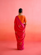 amisha-kothari-label-festive-2025-pachranga-saree-red-6