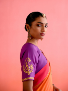 amisha-kothari-label-festive-2025-pachranga-saree-orange-6