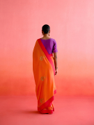 amisha-kothari-label-festive-2025-pachranga-saree-orange-4