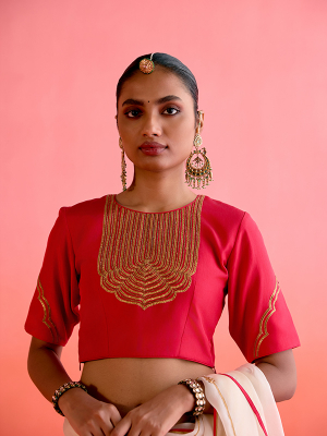 amisha-kothari-label-blouse-pratibha-red-1