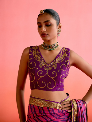 amisha-kothari-label-blouse-mohini-purple-1