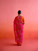 amisha-kothari-label-festive-2025-saree-kesar-hot-pink-4