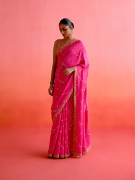 amisha-kothari-label-festive-2025-saree-mehrab-hot-pink-2
