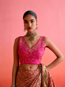 amisha-kothari-label-blouse-mohini-hot-pink-1