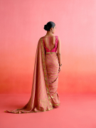 amisha-kothari-label-festive-2025-leher-saree-lime-green-hot-pink-4
