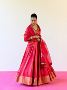 amisha-kothari-label-ghaghra-set-sirohi-red-3
