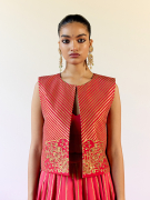 amisha-kothari-label-sirohi-ghaghra-jaisal-koti-red-4