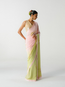 amisha-kothari-label-festive-2026-sarees-urmi-pink-green-3
