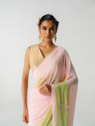 amisha-kothari-label-festive-2026-sarees-urmi-pink-green-5