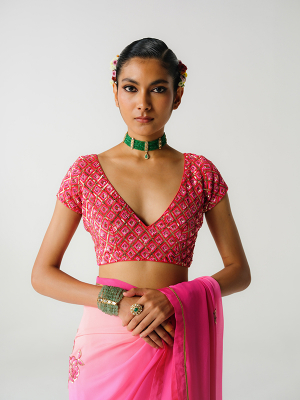 amisha-kothari-label-festive-collection-blouse-ratna-hot-pink-1