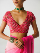 amisha-kothari-label-festive-collection-blouse-ratna-hot-pink-2