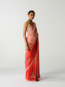 amisha-kothari-label-festive-2026-sarees-reva-coral-red-3