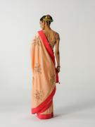 amisha-kothari-label-festive-2026-sarees-saanjh-pale-pink-red-3