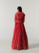 amisha-kothari-label-festibe-2026-dhara-ghaghra-set-red-7